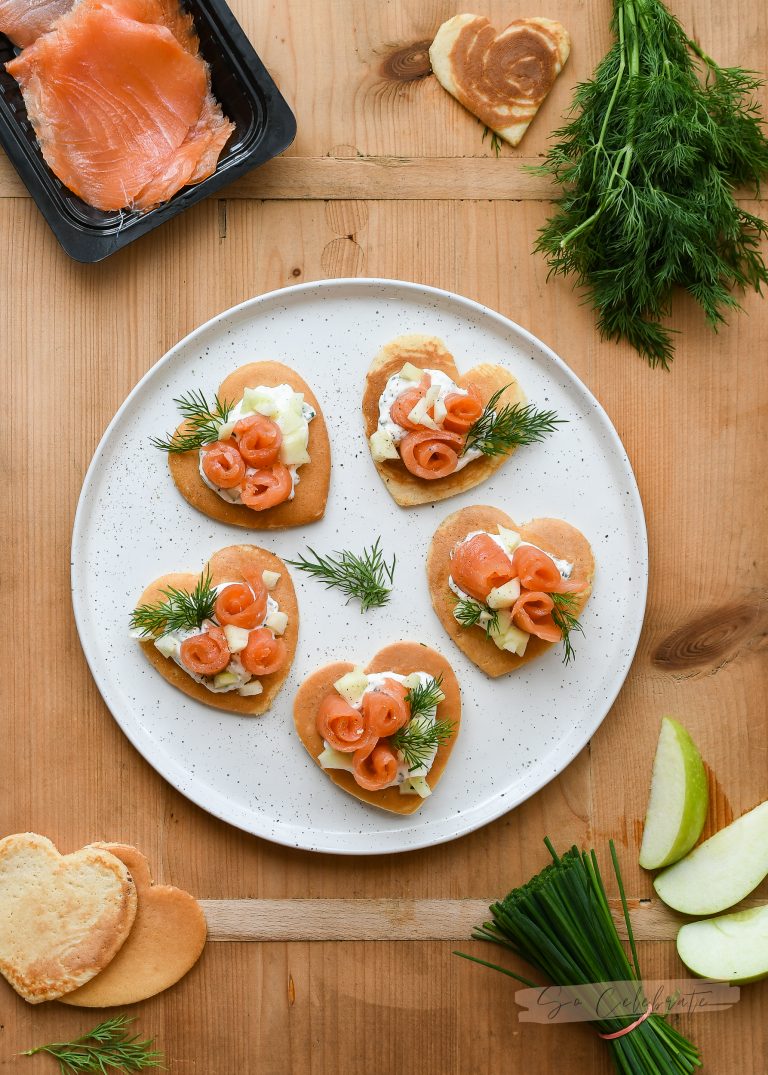 Recept Hartvormige Blini S Met Gerookte Zalm So Celebrate Vier